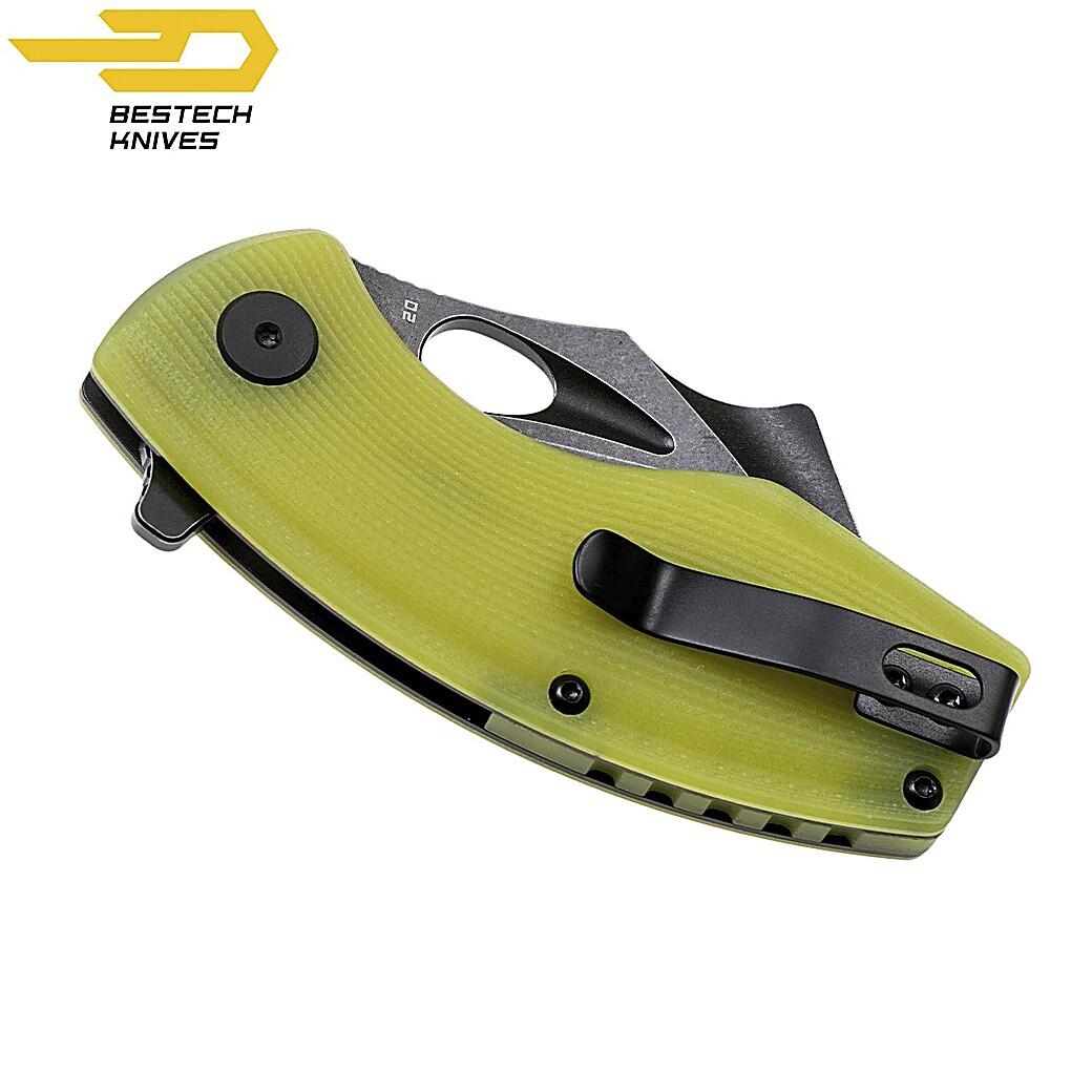 Bestech Navalha Lizard Verde Lima G10 D2 2/7