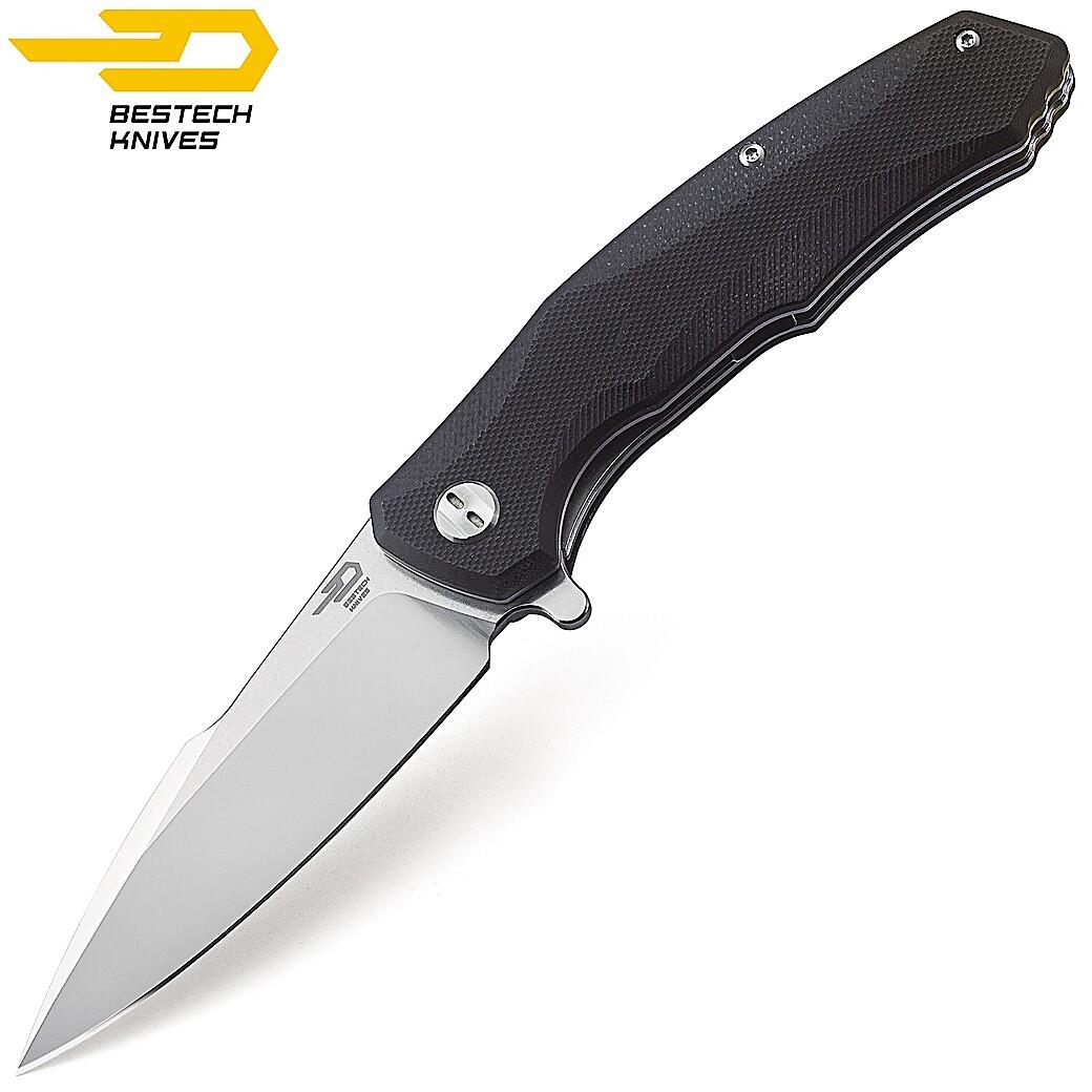 Bestech Knives - Bestech Couteau De Poche Warwolf Noir G10 D2 - Aiguisoir - Taille Unique - Decathlon