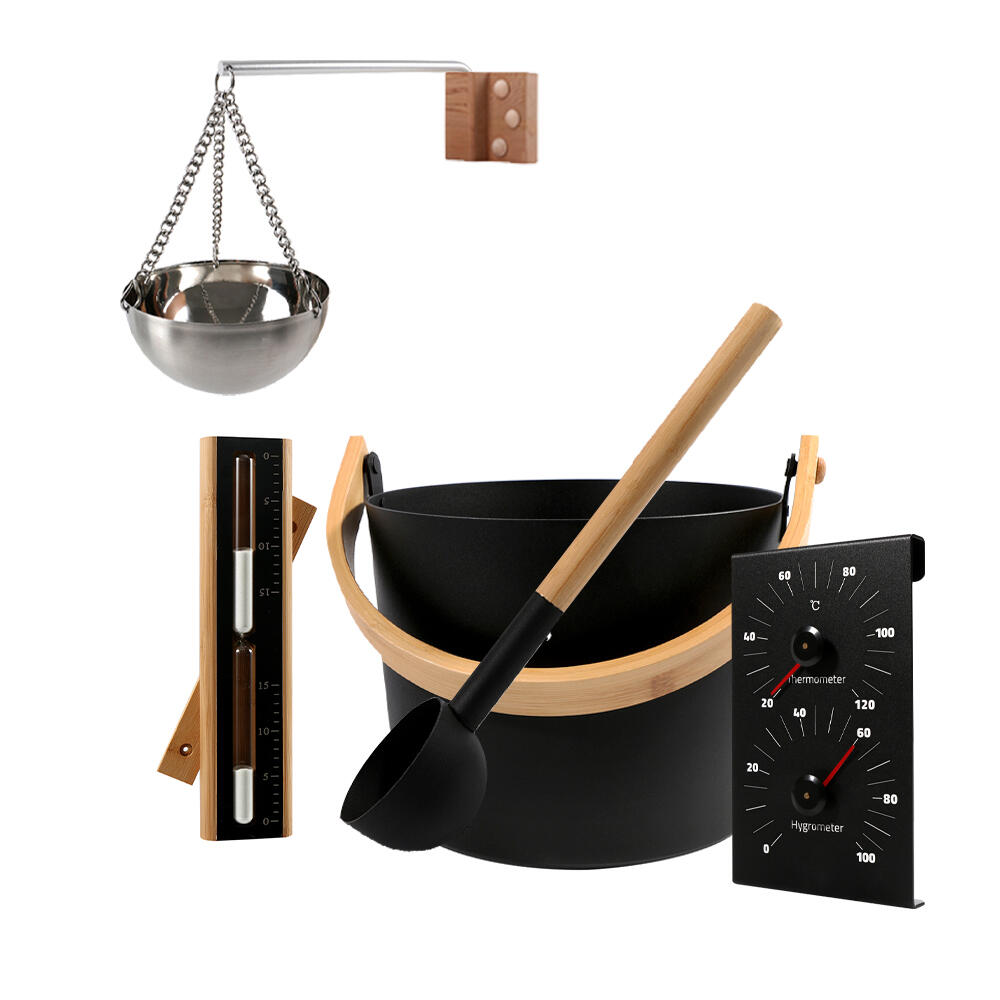 Accessories for sauna LUVIA - black