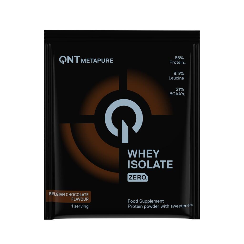 QNT Whey Isolate Metapure Zero Carb 30g - isolato delattosato, senza carboidrati