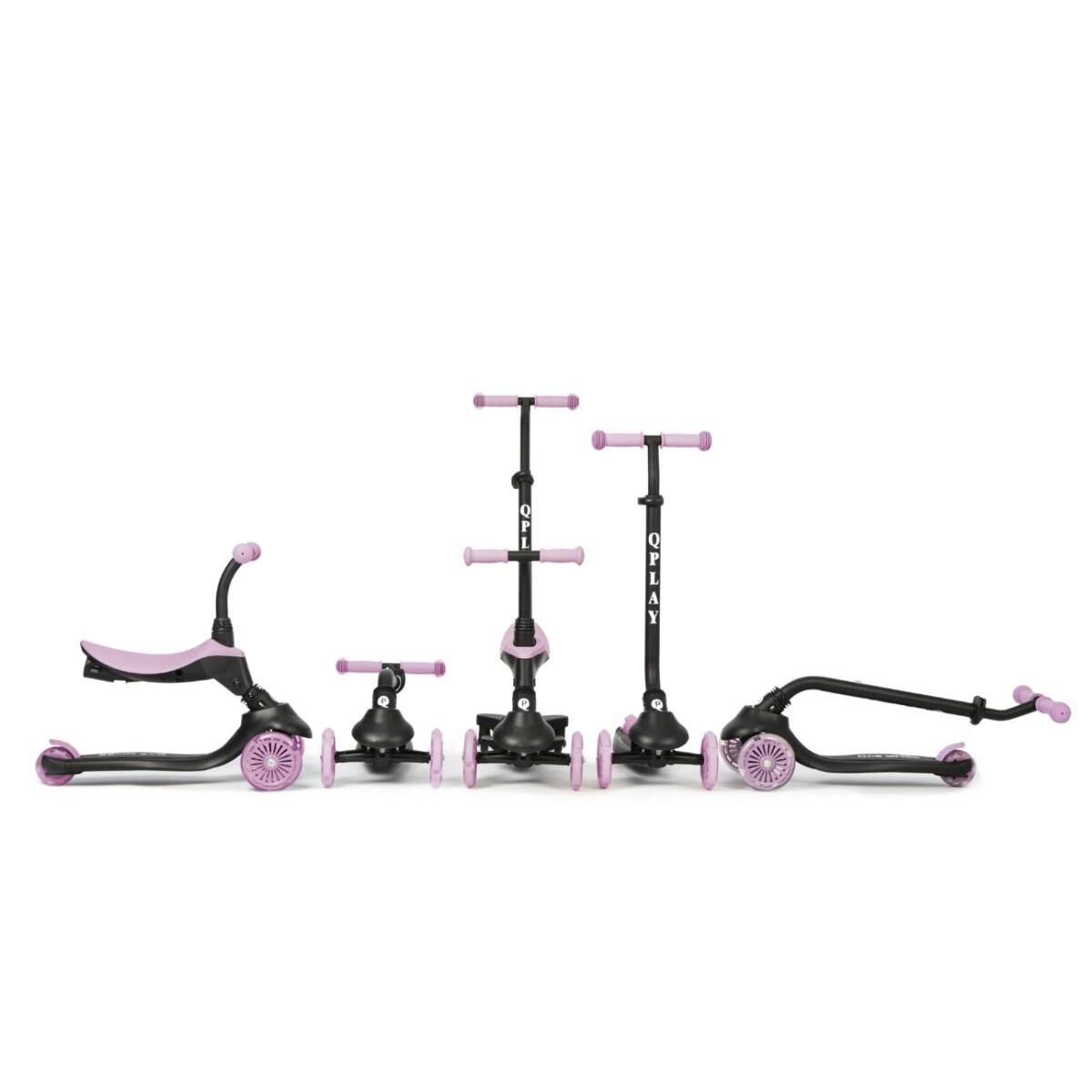 Trottinette Qplay Sema Evo 3-en-1 Violet 2/6