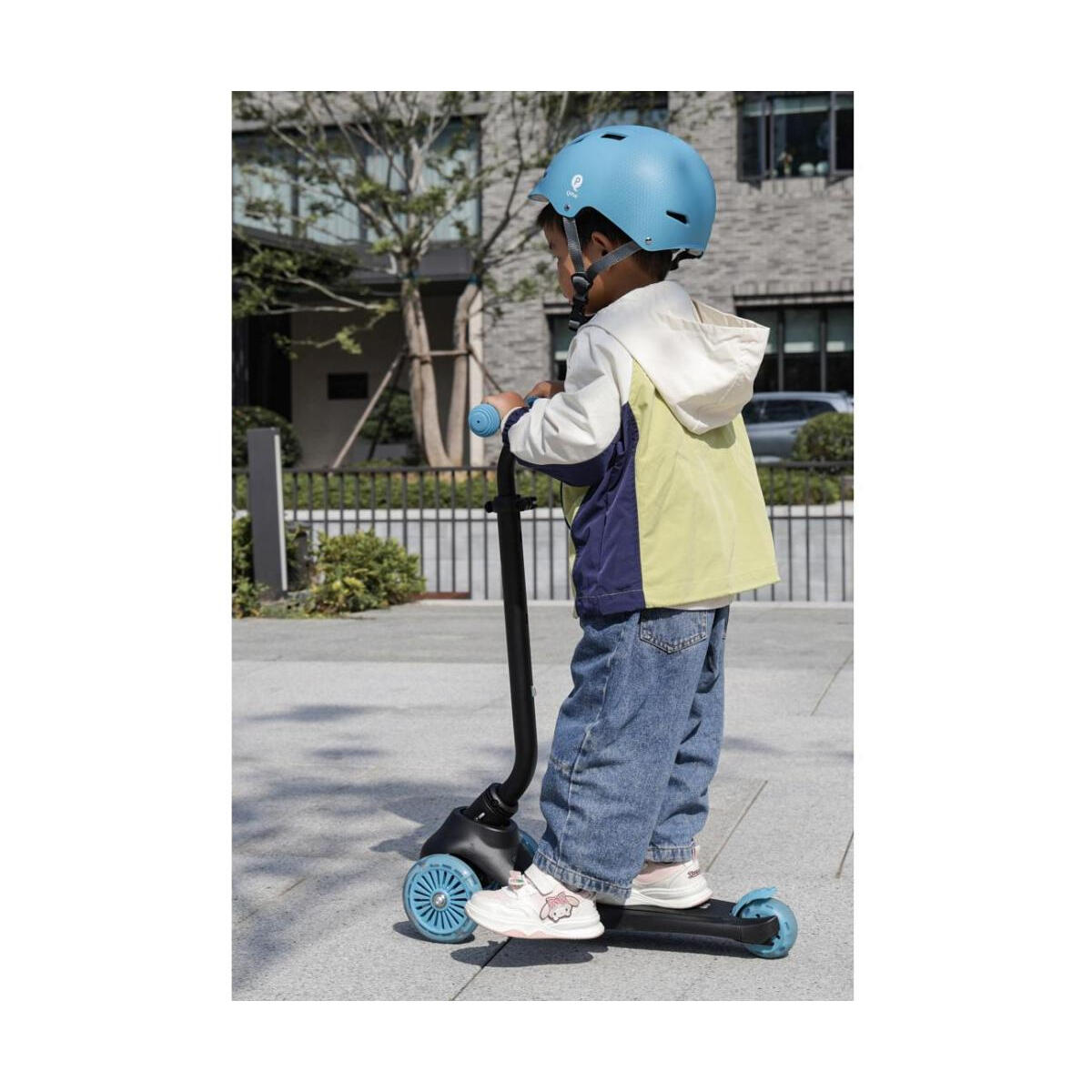 Trottinette Qplay Sema Evo 3-en-1 Bleu 3/6