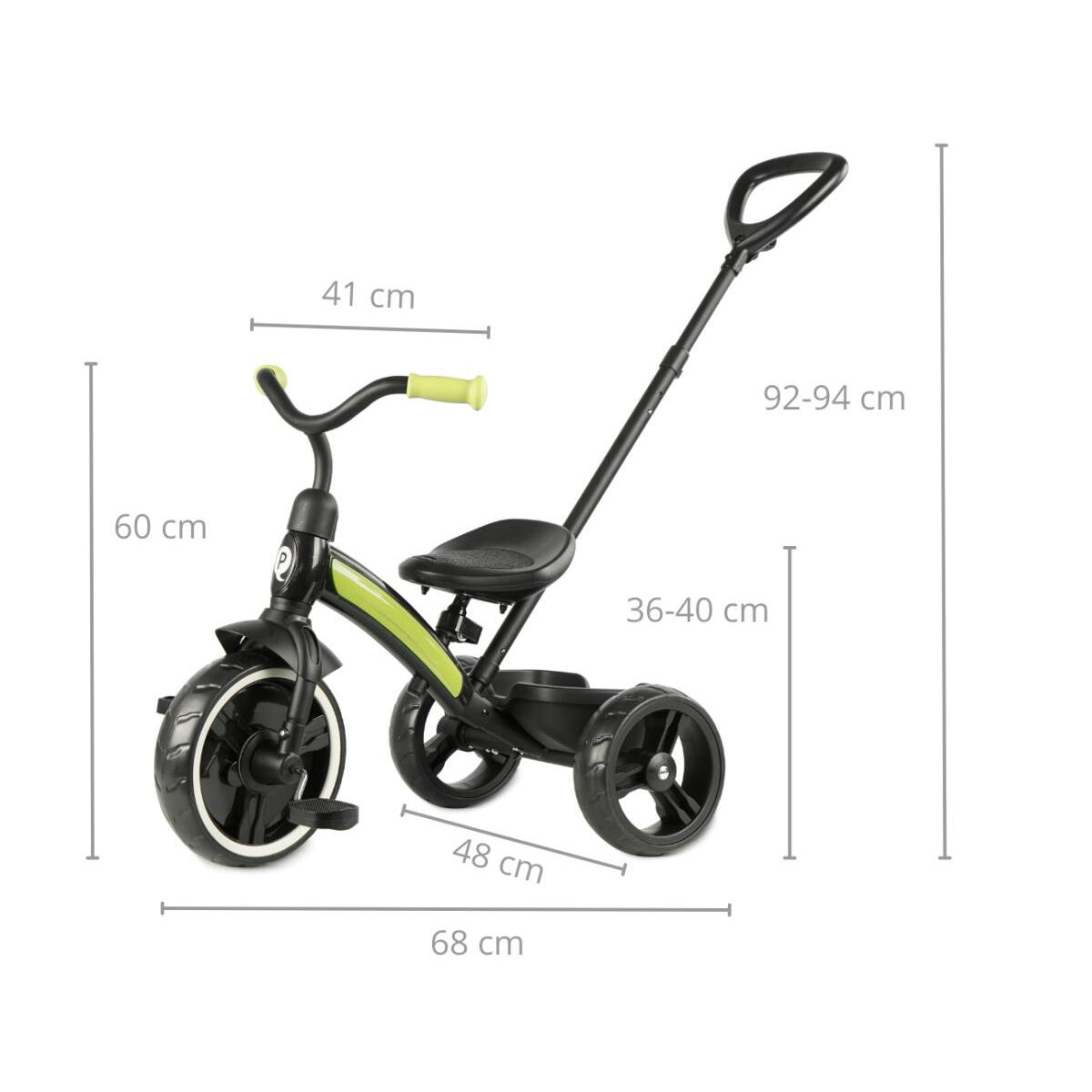 Qplay Elite Plus Driewieler Nieuw Groen 4/4