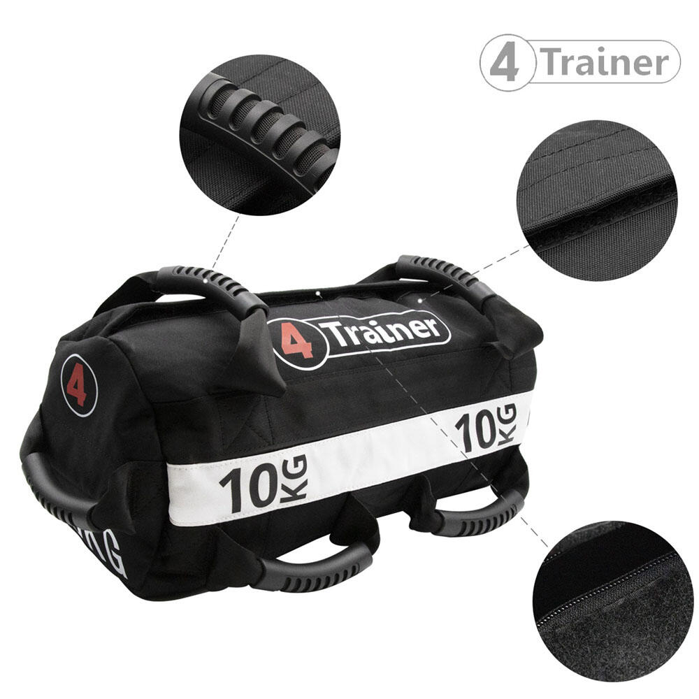 Sandbag Hybride avec Poignées - 10KG - 4TRAINER 3/4