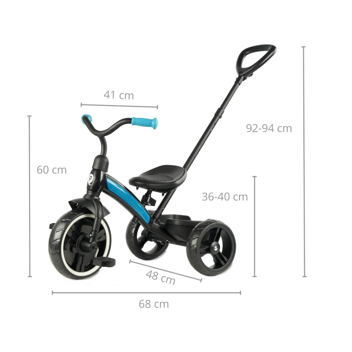 Qplay Elite Plus Dreirad Neu Blau 2/2