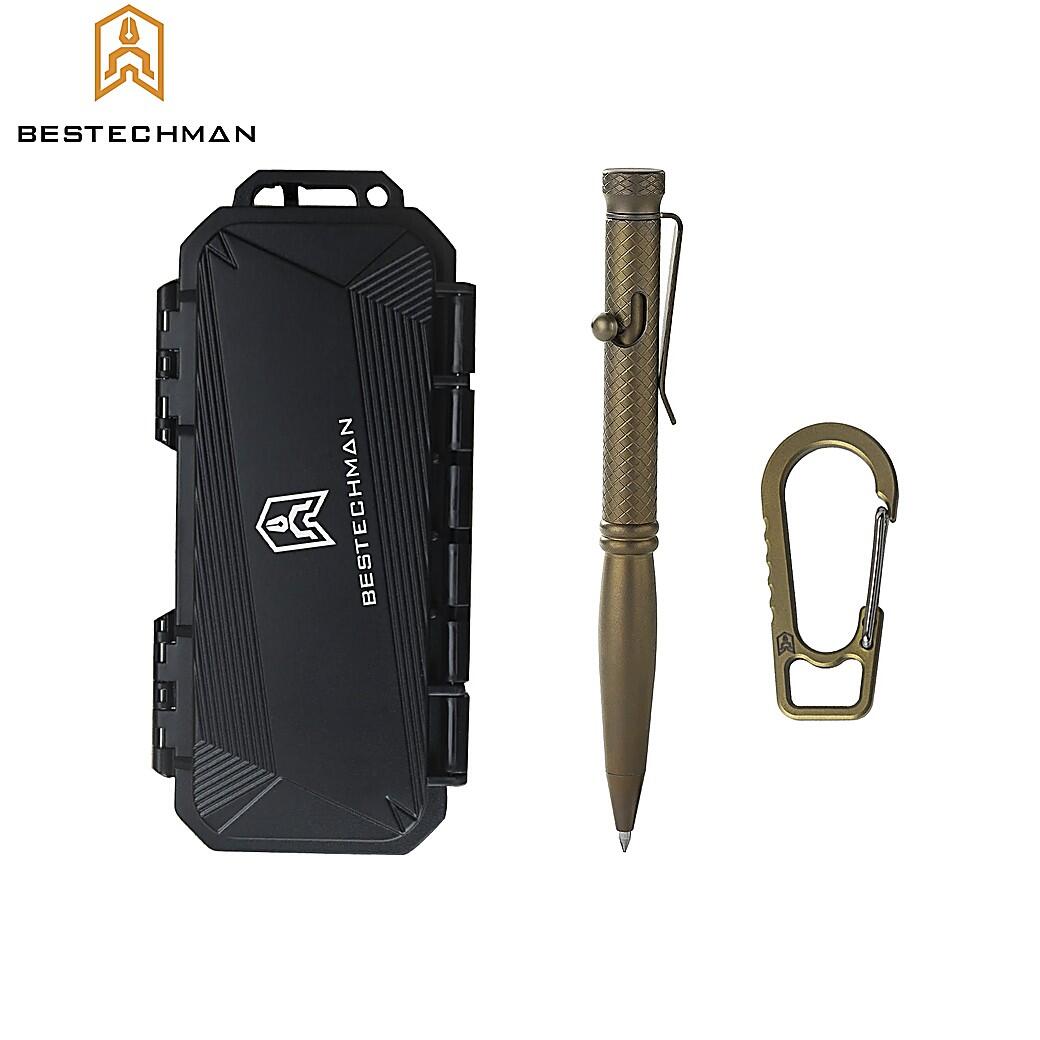 Bestechman Stylo Tactique Scribe Bronze Titane 2/7