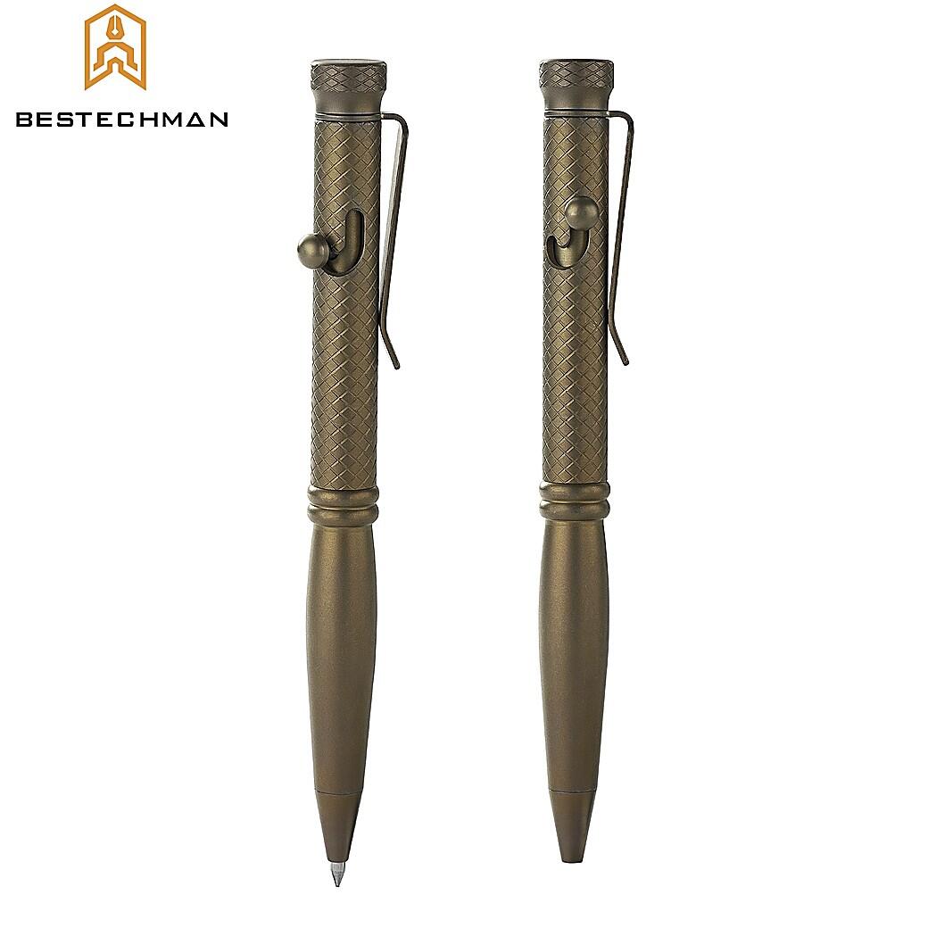 Bestechman Stylo Tactique Scribe Bronze Titane 3/7