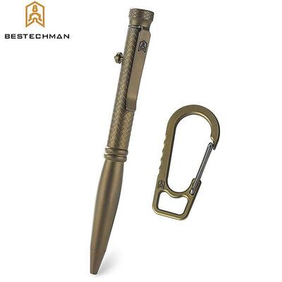Bestechman Stylo Tactique Scribe Bronze Titane