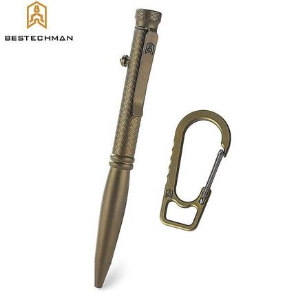 Bestechman Tactische Pen Scribe Brons Titanium