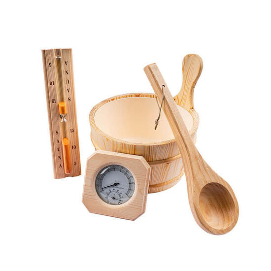 HOME DELUXE Saunazubehör 5 tlg. Q PREMO