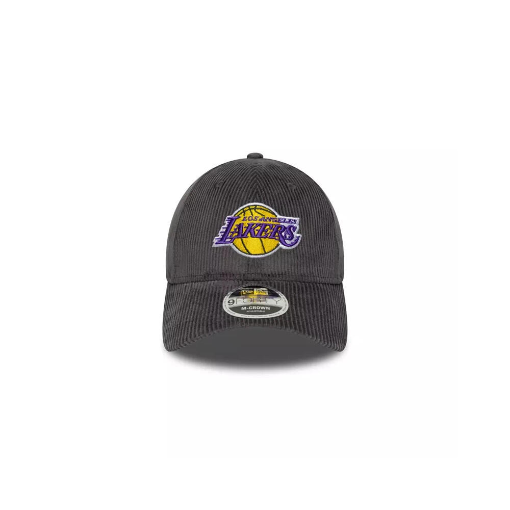 LA LAKERS MLB CORD DARK GREY 9FORTY M-CROWN 2/5