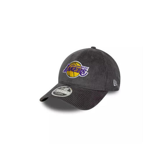 Cappello New Era Modello La Lakers Mlb Cord Dark Grey 9forty M-crown Colore Grig