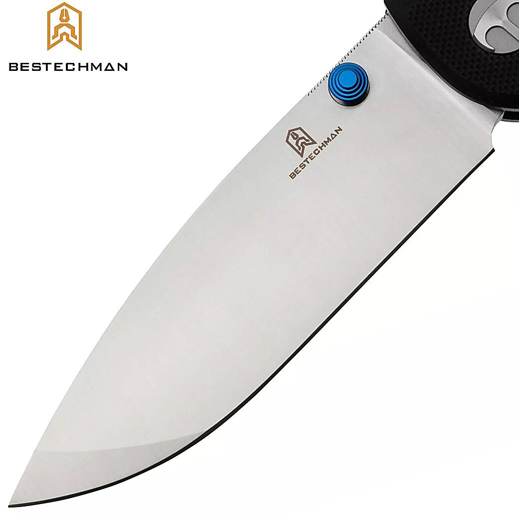 Bestechman Couteau de Poche Goodboy Noir G10 D2 5/7