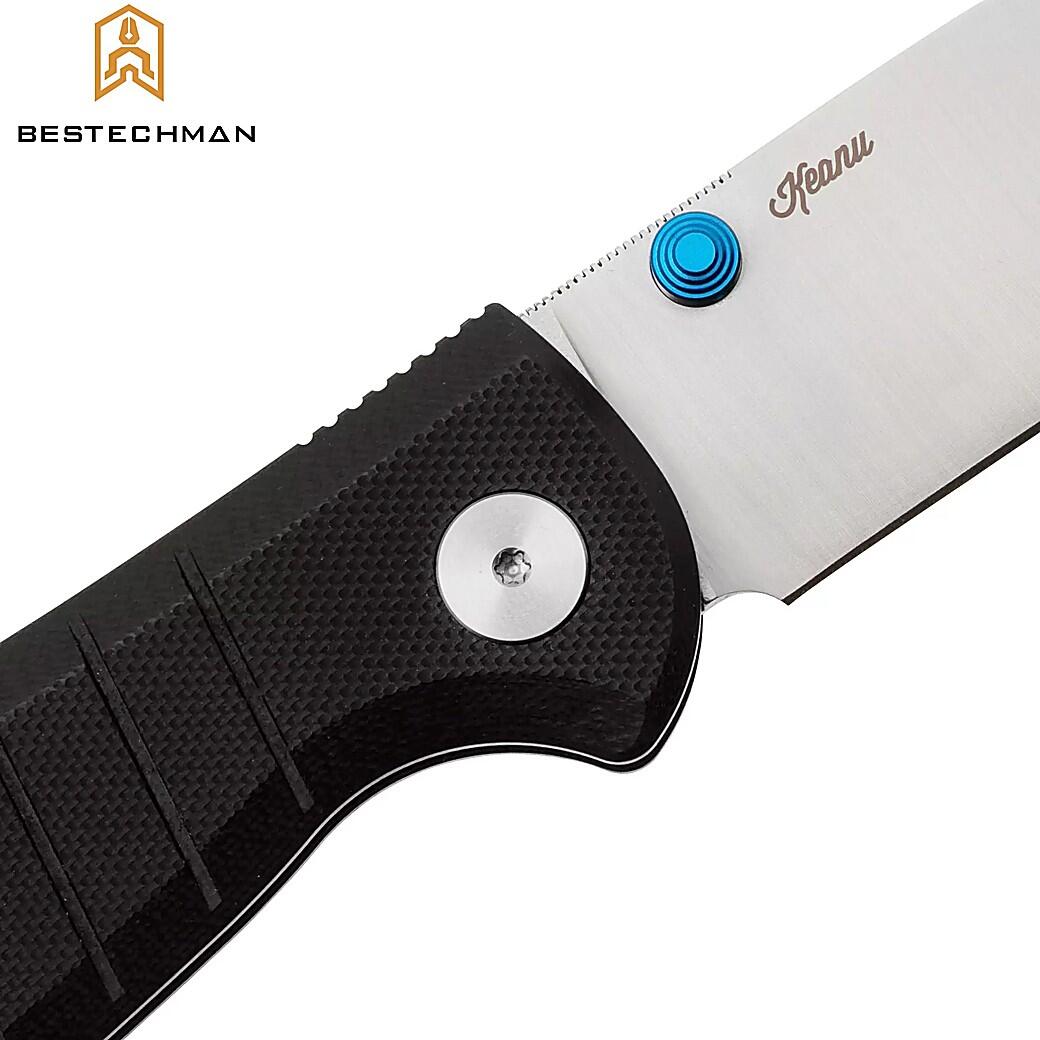 Bestechman Couteau de Poche Goodboy Noir G10 D2 7/7