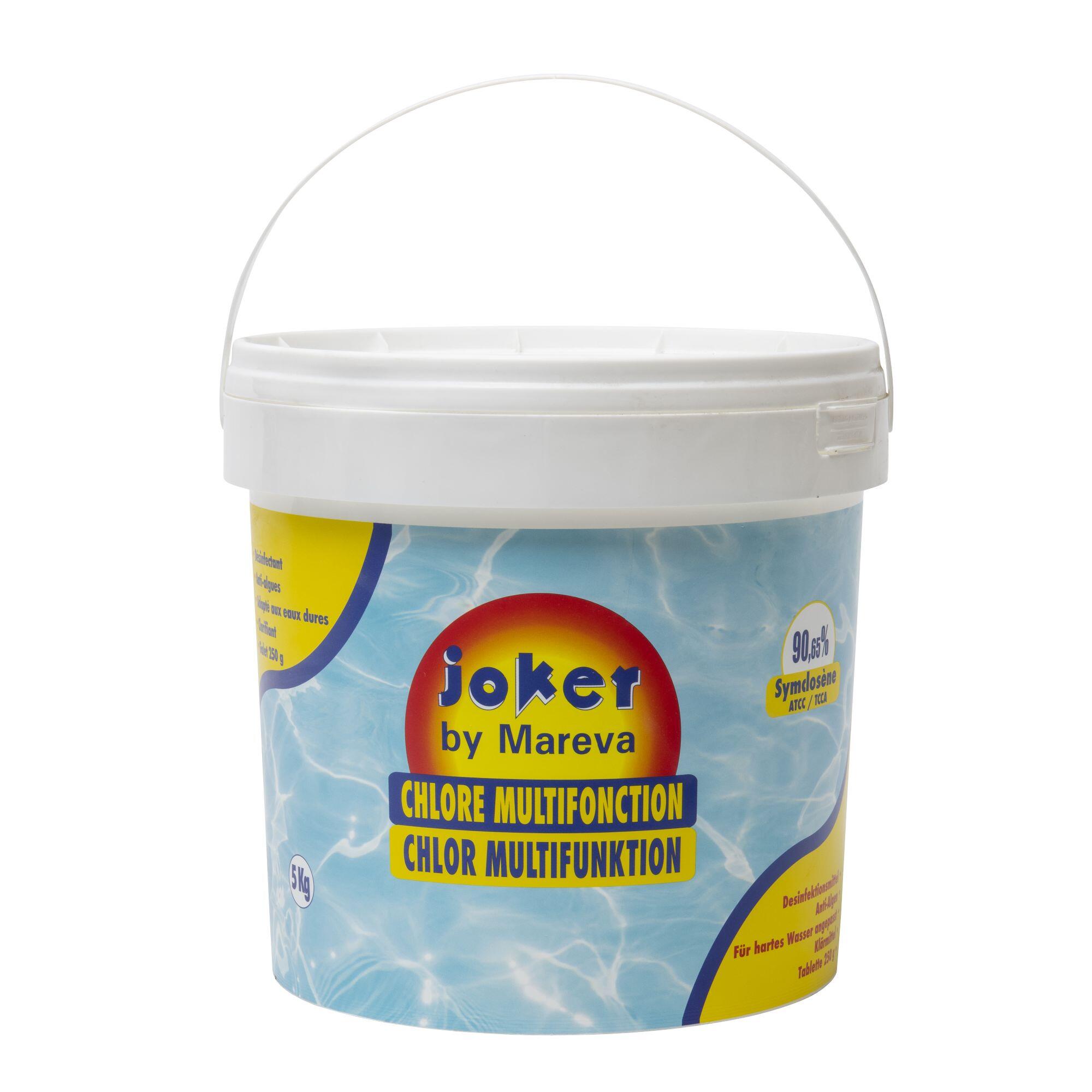 Chlore multifonction 5kg galet de 250g 3/5