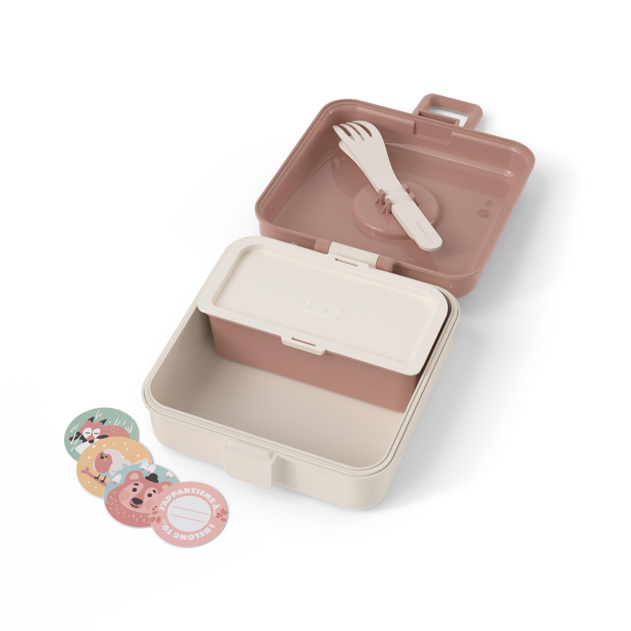 Boite repas sandwich/goûter 850ml|Enfants|Ecole, pique-nique, randonnée|Snacky 3/5