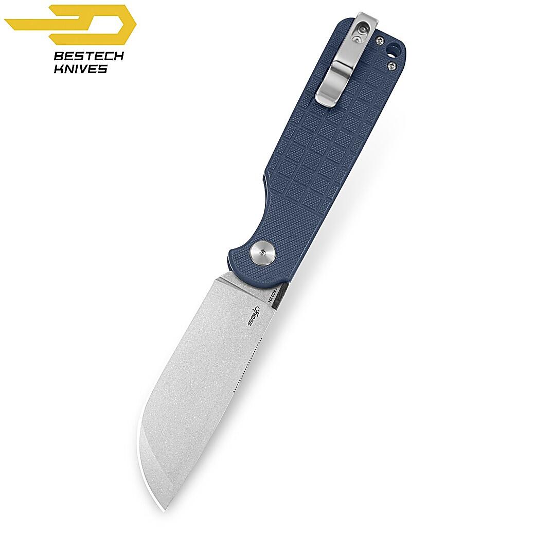 Bestech Couteau de Poche Glok Gris G10 14C28N 3/7