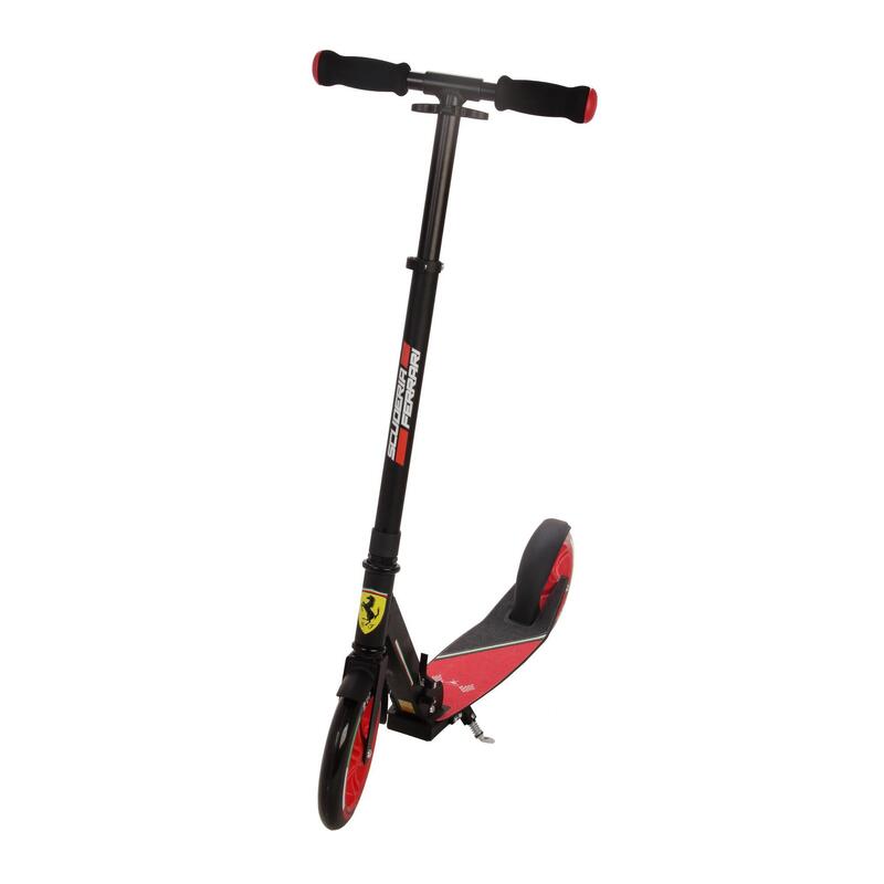 Trotineta pliabila Ferrari Junior cu roti 200 mm, neagra