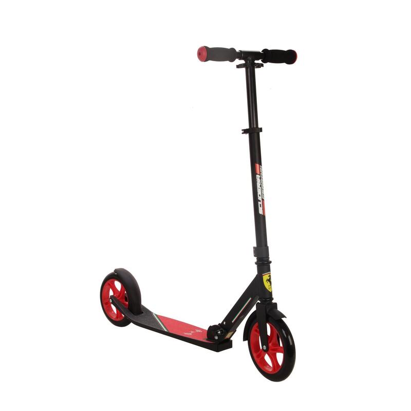 Trotineta pliabila Ferrari Junior cu roti 200 mm, neagra