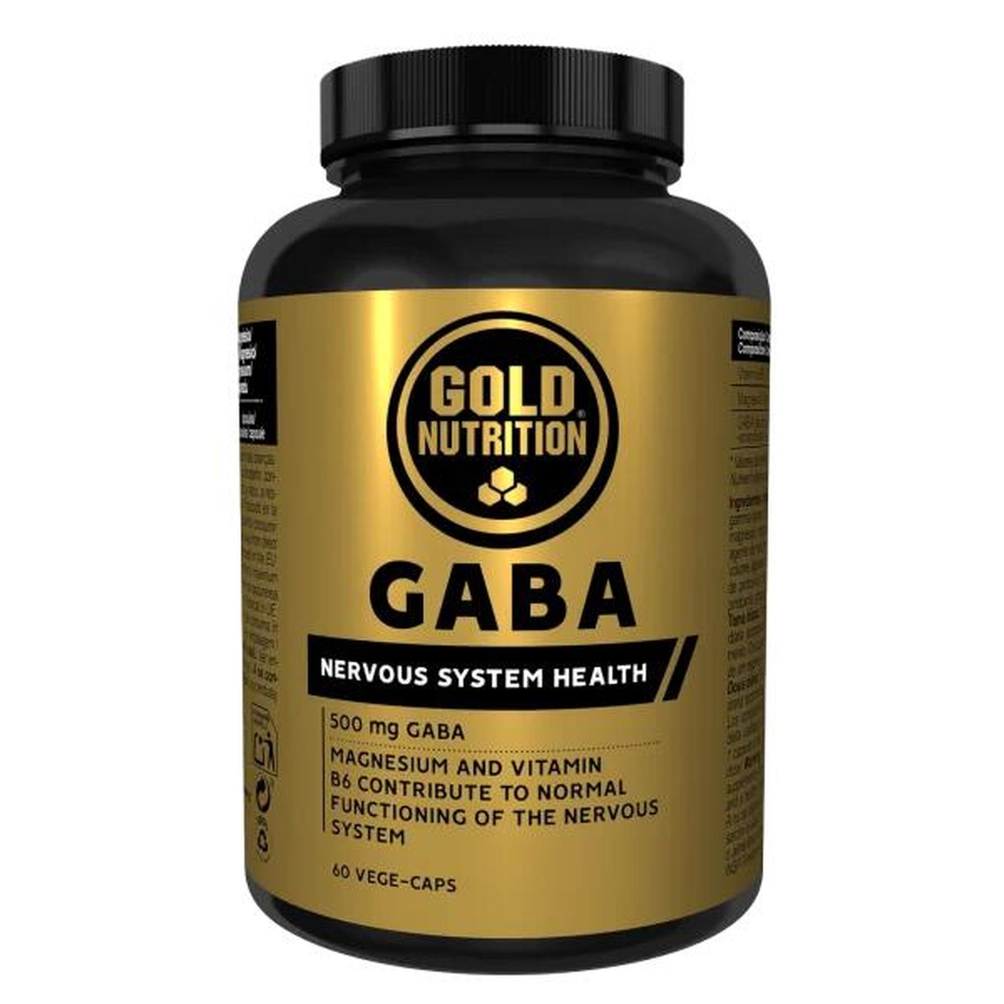 Supliment alimentar GABA, GoldNutrition, 60 capsule