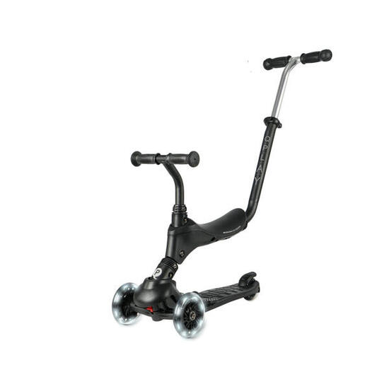 Qplay Sema Pro 3-in-1 zwarte step