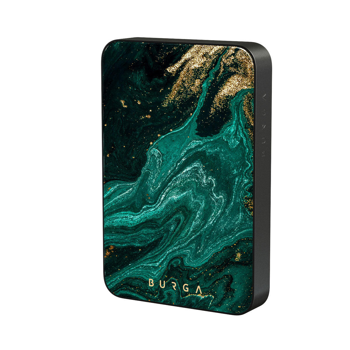 Powerbank burga magsafe 10000 mah emerald/gunmetal