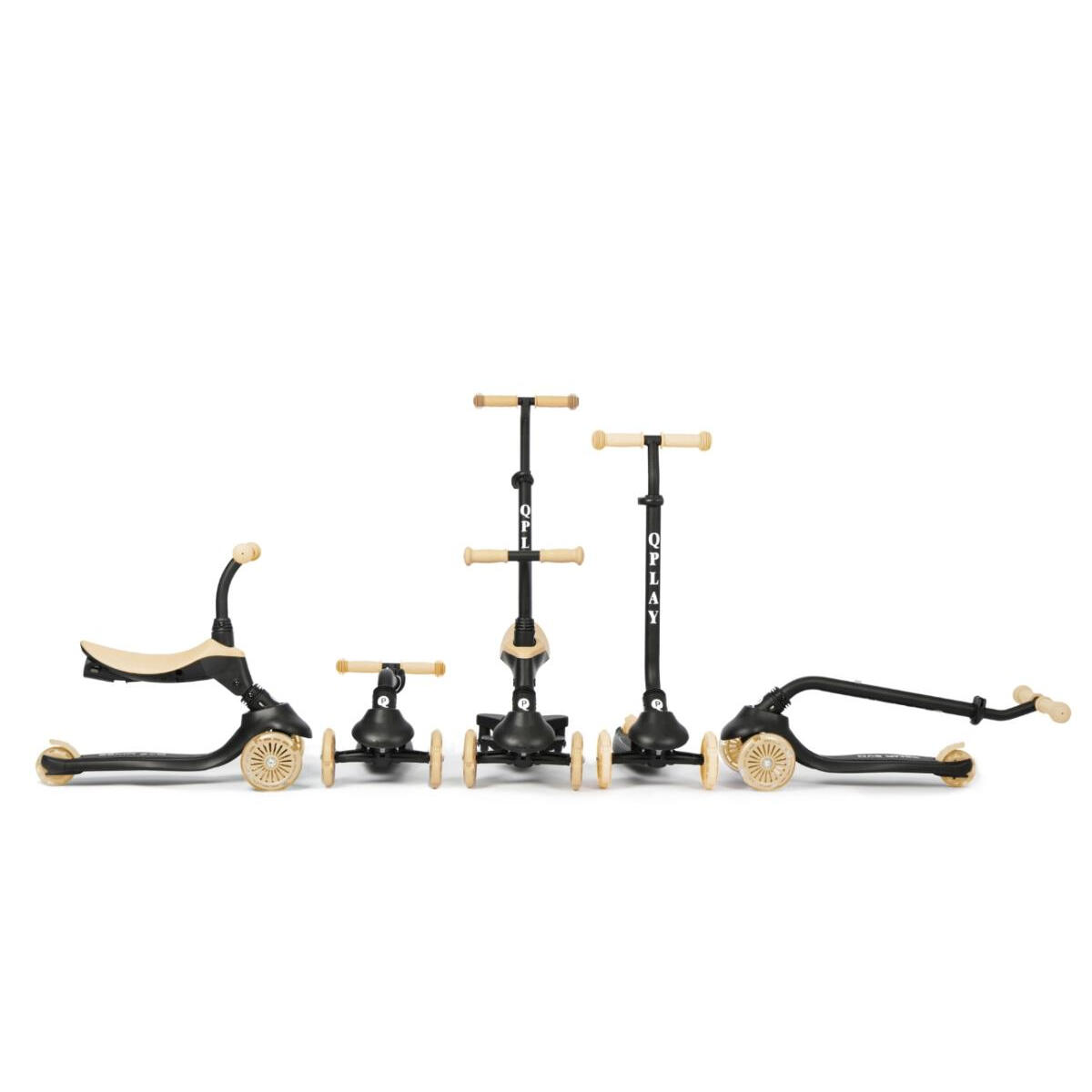 Trottinette Qplay Sema Evo 3-en-1 Kaki 2/6