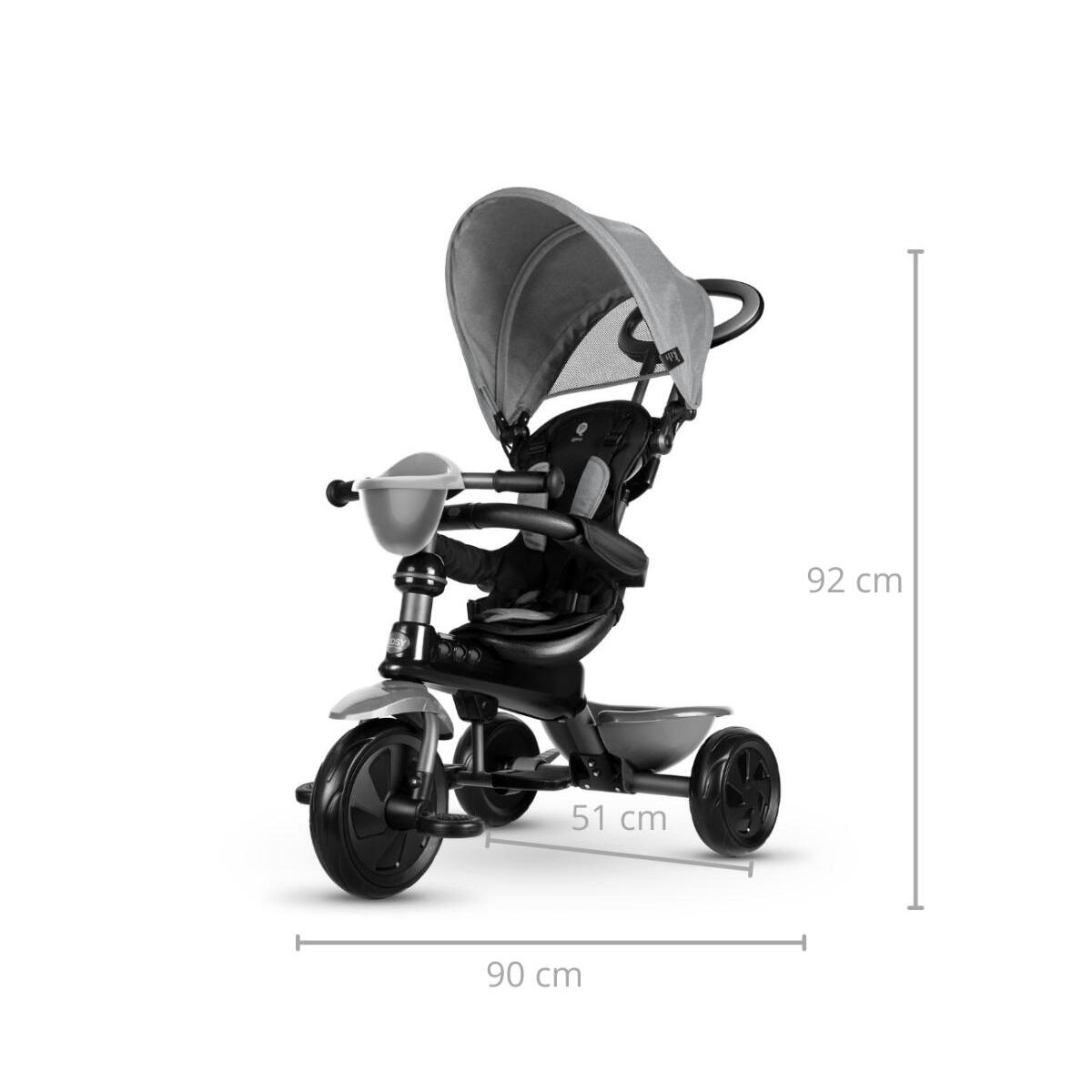 Tricycle Qplay Cosy - Gris 2/2