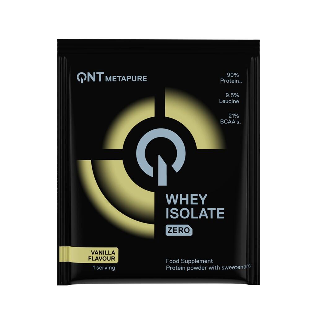 QNT Whey Isolate Metapure Zero Carb 30g sgrassata, delattosata