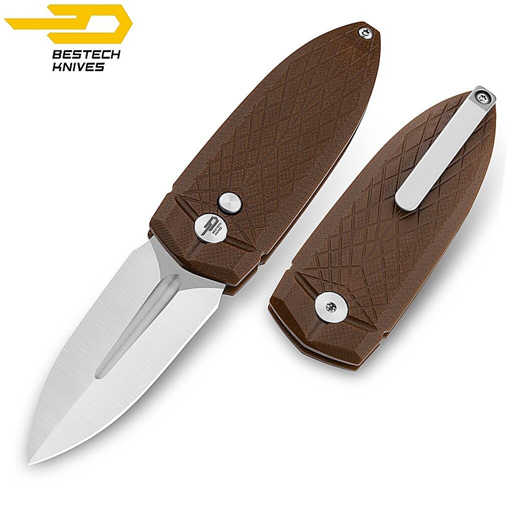 Bestech Navalha Ququ Castanha G10 14C28N 4/7