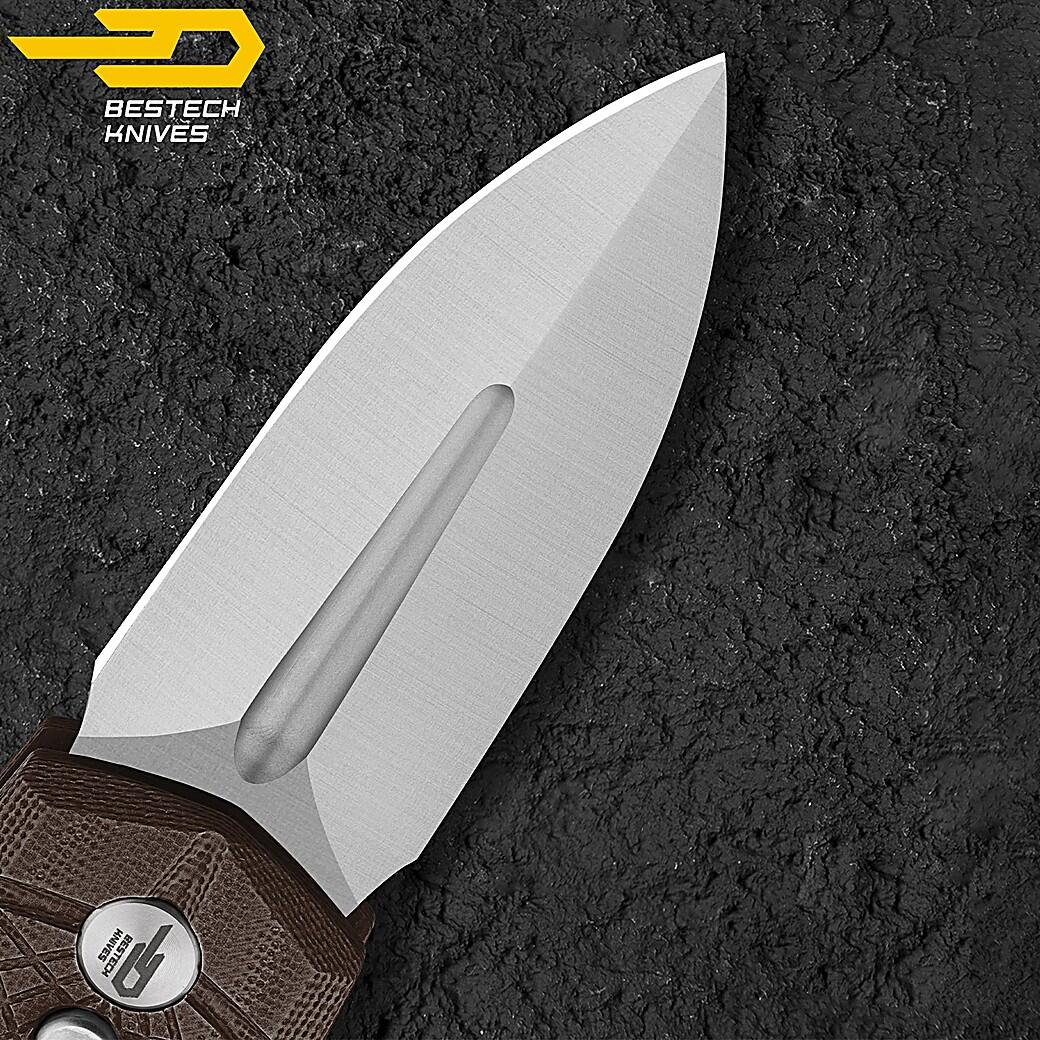 Bestech Navalha Ququ Castanha G10 14C28N 7/7