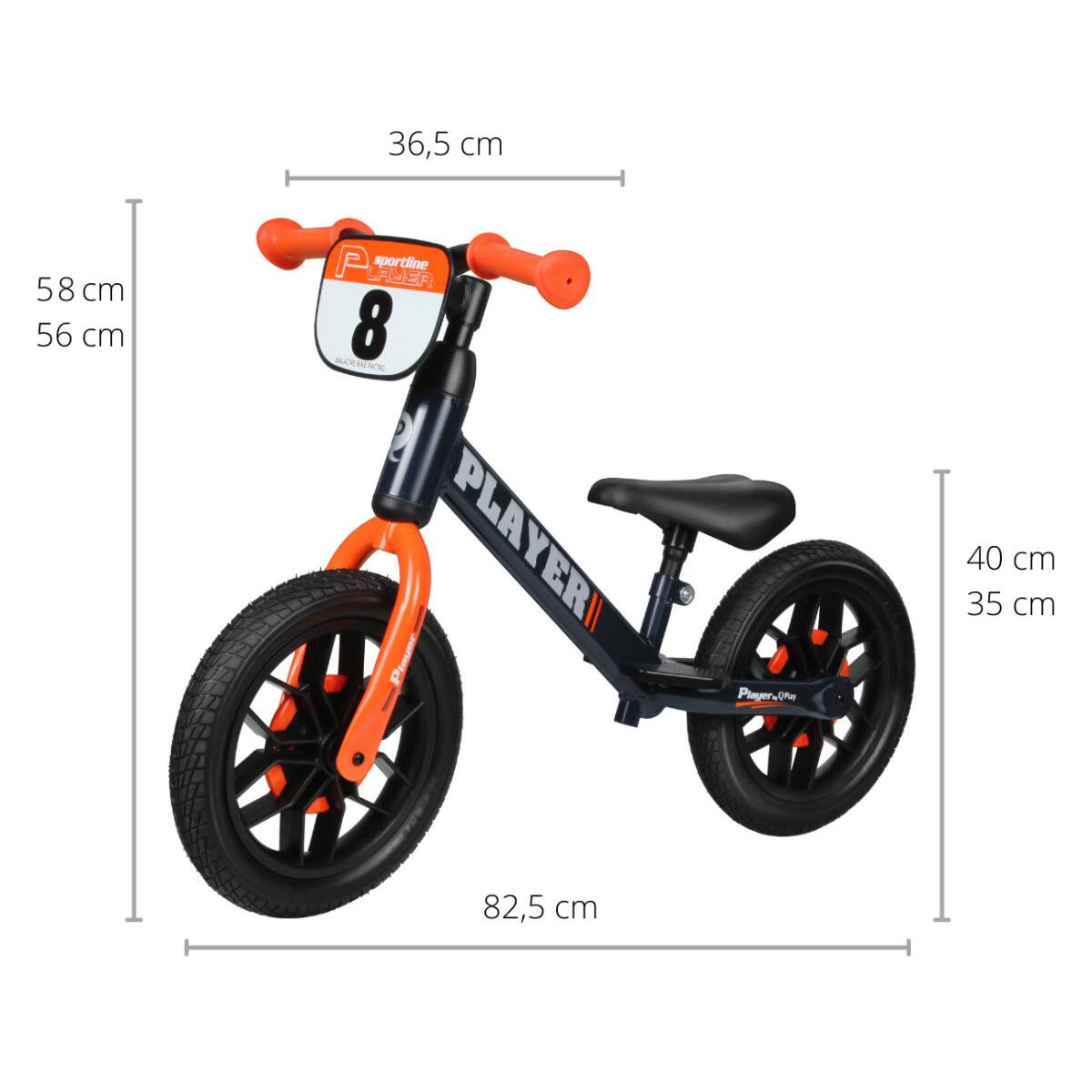 Draisienne Qplay Player Orange 2/2