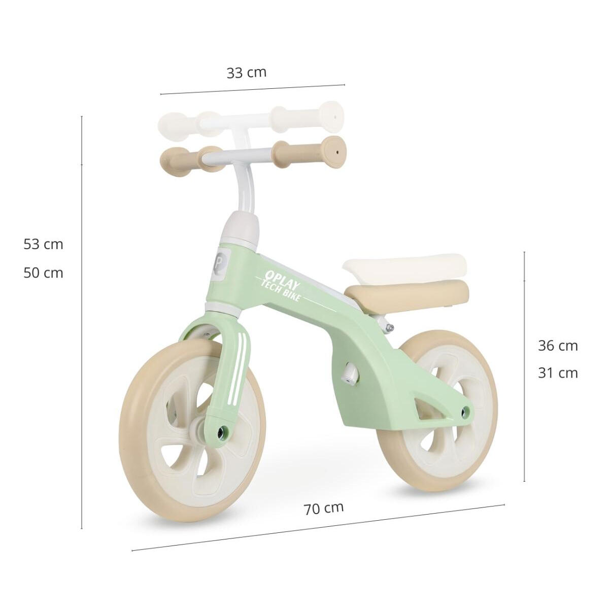 Qplay Tech Mint Loopfiets 2/3