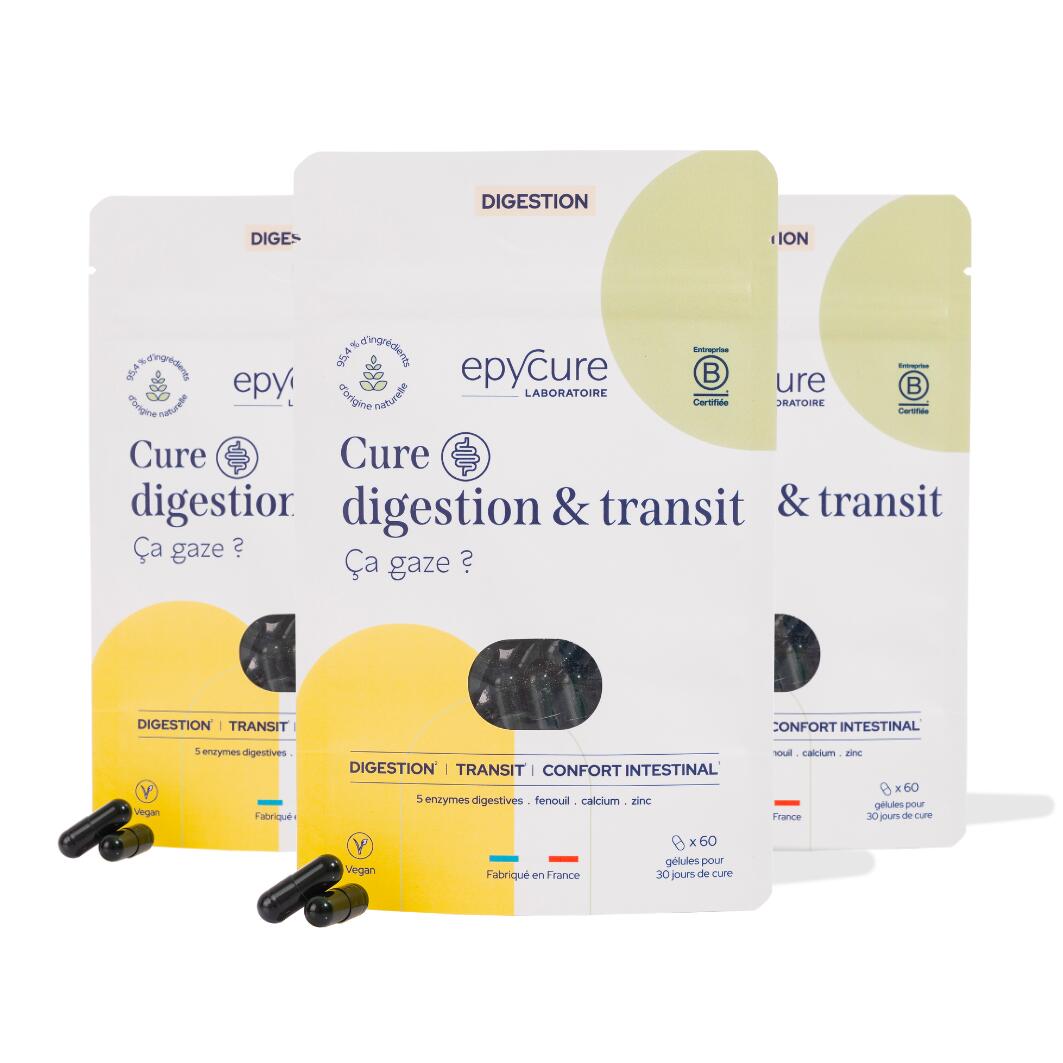 CURE DIGESTION ET TRANSIT x 3 mois 1/4