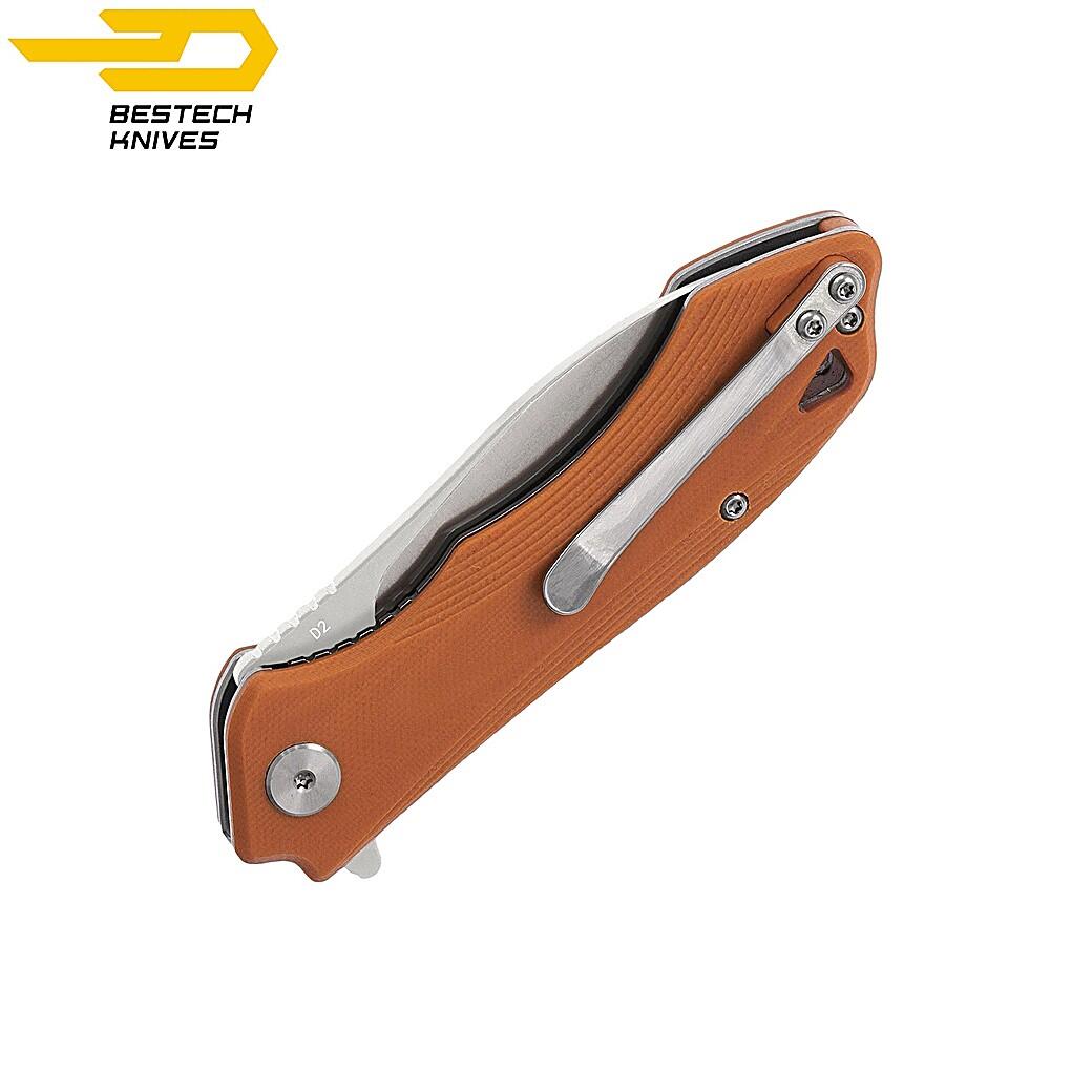 Bestech Navalha Beluga Laranja G10 D2 7/7