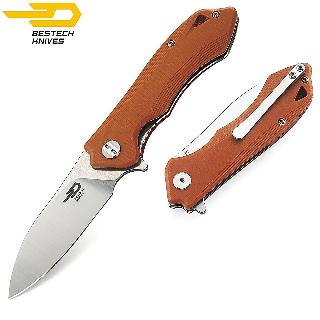 Bestech Navalha Beluga Laranja G10 D2 3/7