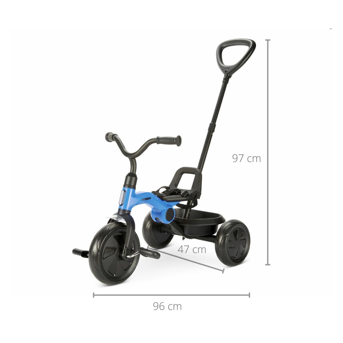 Tricycle Qplay Ant Plus Bleu Ciel 2/2