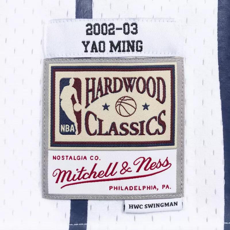 Maillot NBA Yao Ming Houston Rockets 2002-03 Mitchell & ness Hardwood Classic sw 3/3