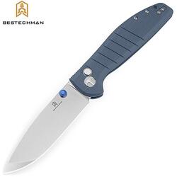 Bestechman Couteau de Poche Goodboy Bleu G10 D2