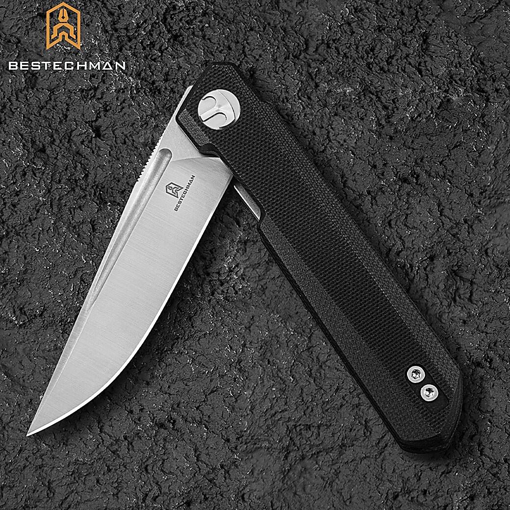 Bestechman Navalha Mini Dundee Preto G10 D2 5/7