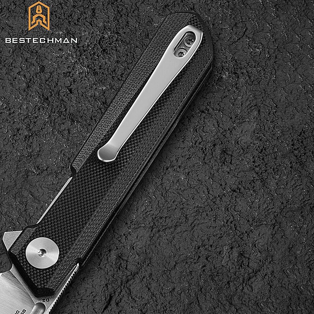 Bestechman Navalha Mini Dundee Preto G10 D2 7/7