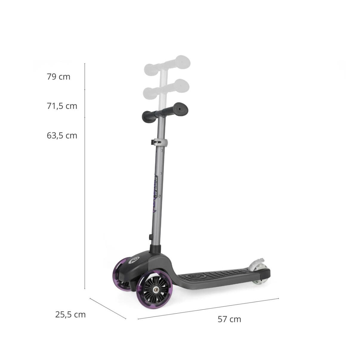 Trottinette Qplay Future Eco Violet 2/3