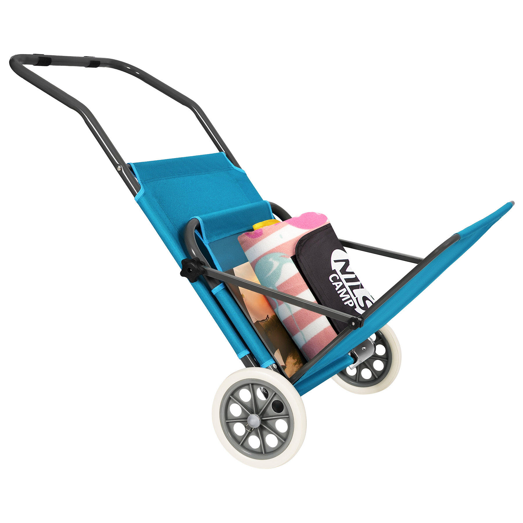 Chaise longue avec roulettes et pare-soleil NC3307 NILS 4/7