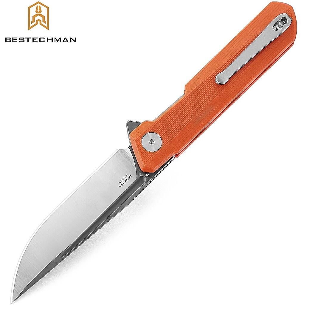 Coltello Tascabile Bestechman Dundee Arancione G10 D2 4/7