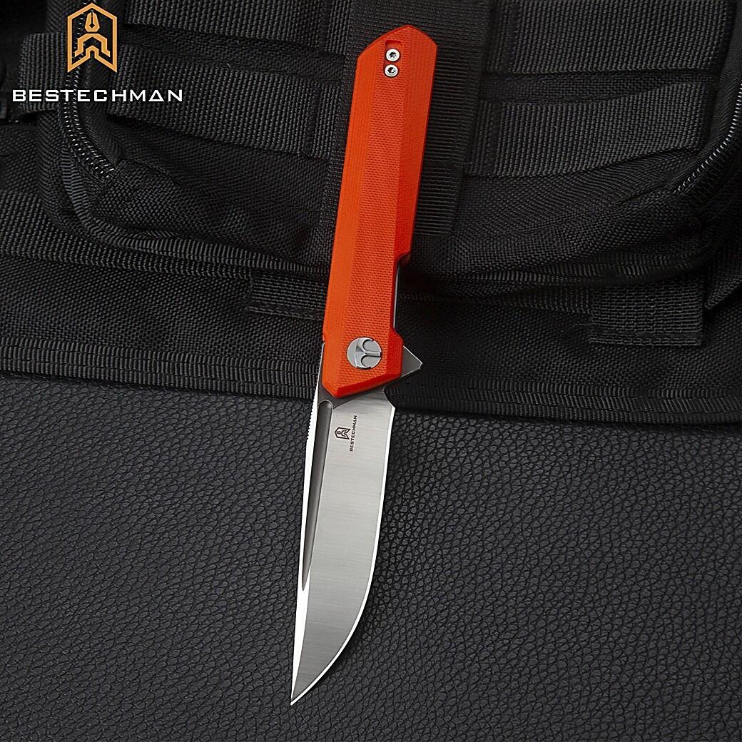 Coltello Tascabile Bestechman Dundee Arancione G10 D2 7/7
