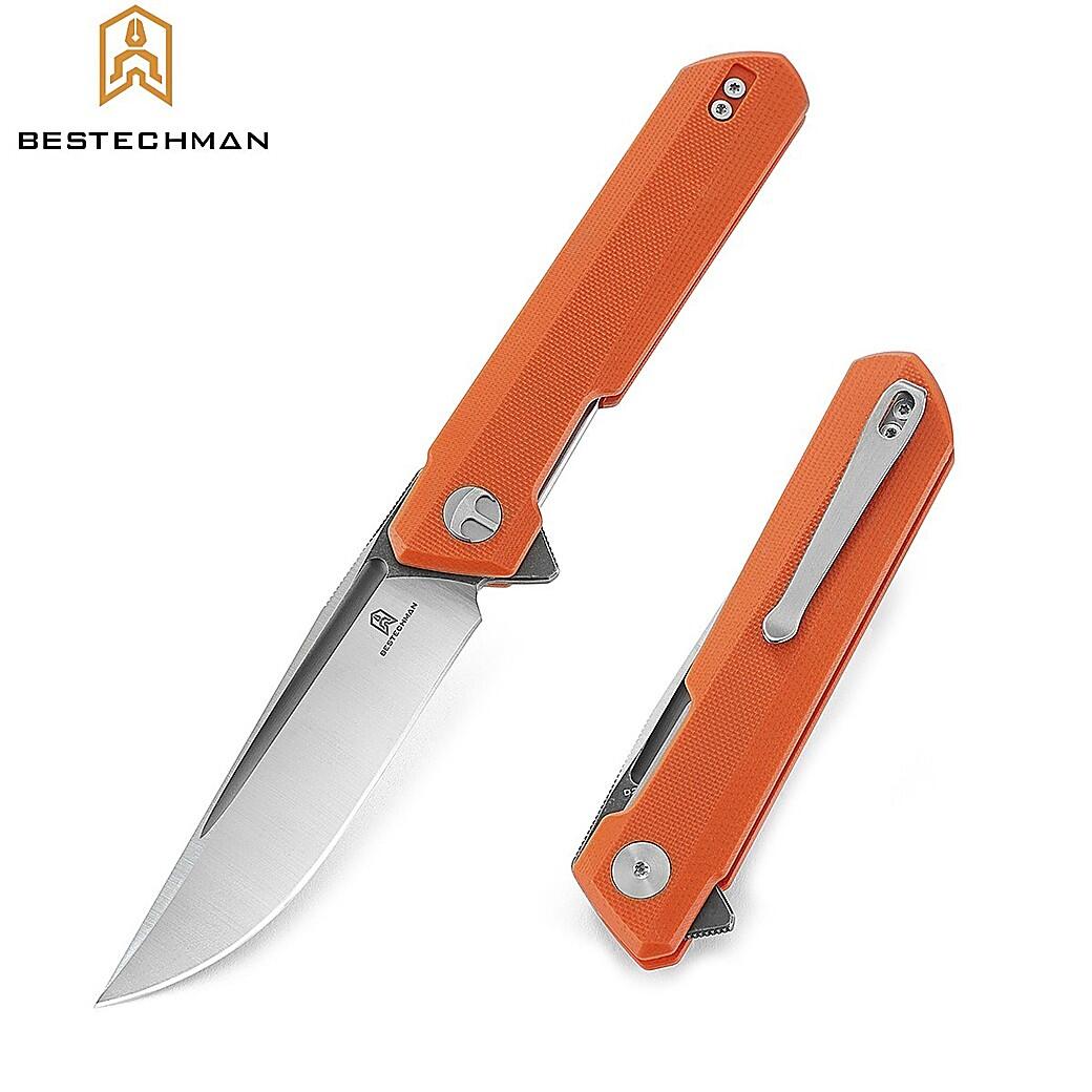Coltello Tascabile Bestechman Dundee Arancione G10 D2 3/7