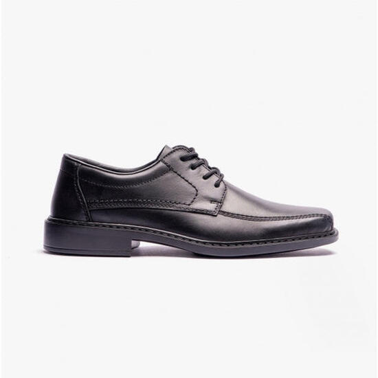 Rieker Herren Schnürschuhe Halbschuhe Leder Komfort B0812-00 Black