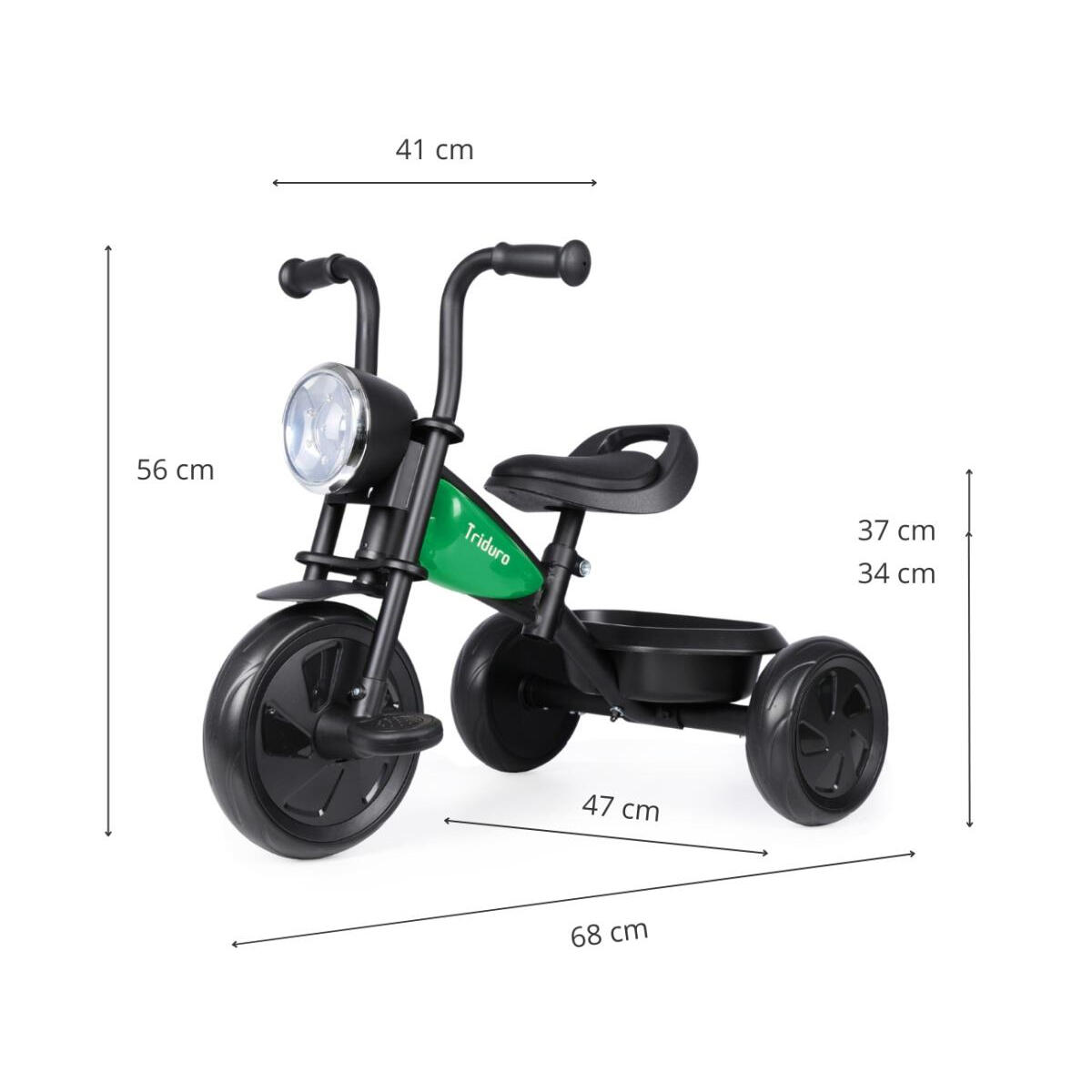 Tricycle Qplay Triduro Vert 2/2