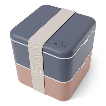 Lunchbox 2x850ml - 1,7L|Volwassenen|Kantoor, picknick|Made in France|Square
