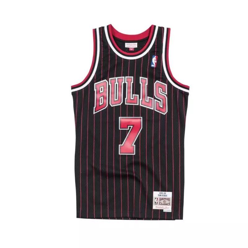 Maillot NBA Tony Kukoc Chicago Bulls 1995-96 Mitchell & ness Hardwood Classics N 1/3
